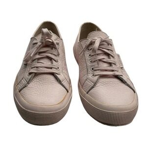Superga‎ pink leather sneakers size 41.5 US 8.5